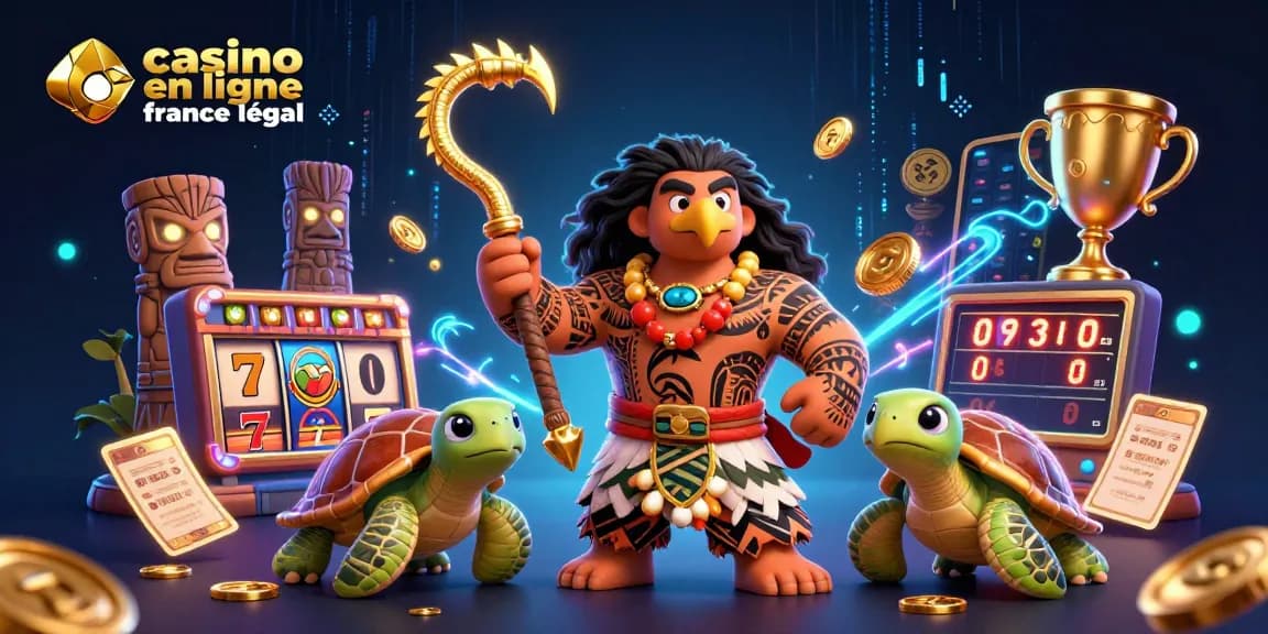 Plongez dans l'univers du casino en ligne France légal avec un personnage accrocheur et des éléments de jeu captivants