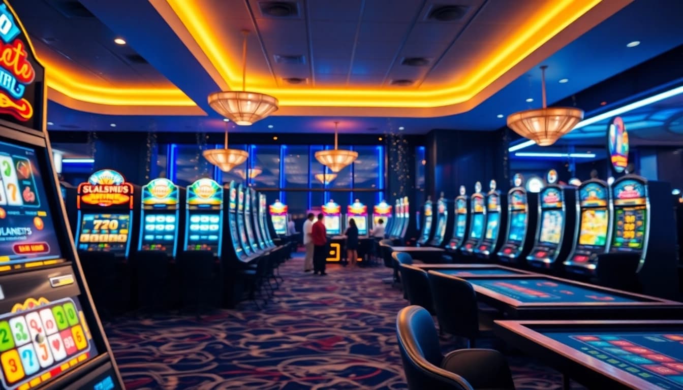 Engaging environment showcasing the best online casino Canada experience with lively gaming tables.