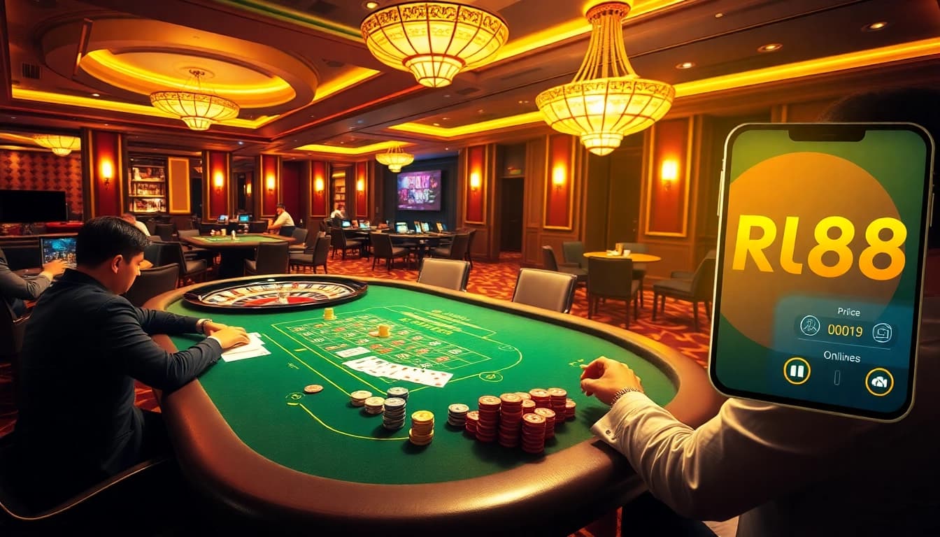 Experience the thrill of high-stakes gambling with RR88's exciting casino atmosphere.