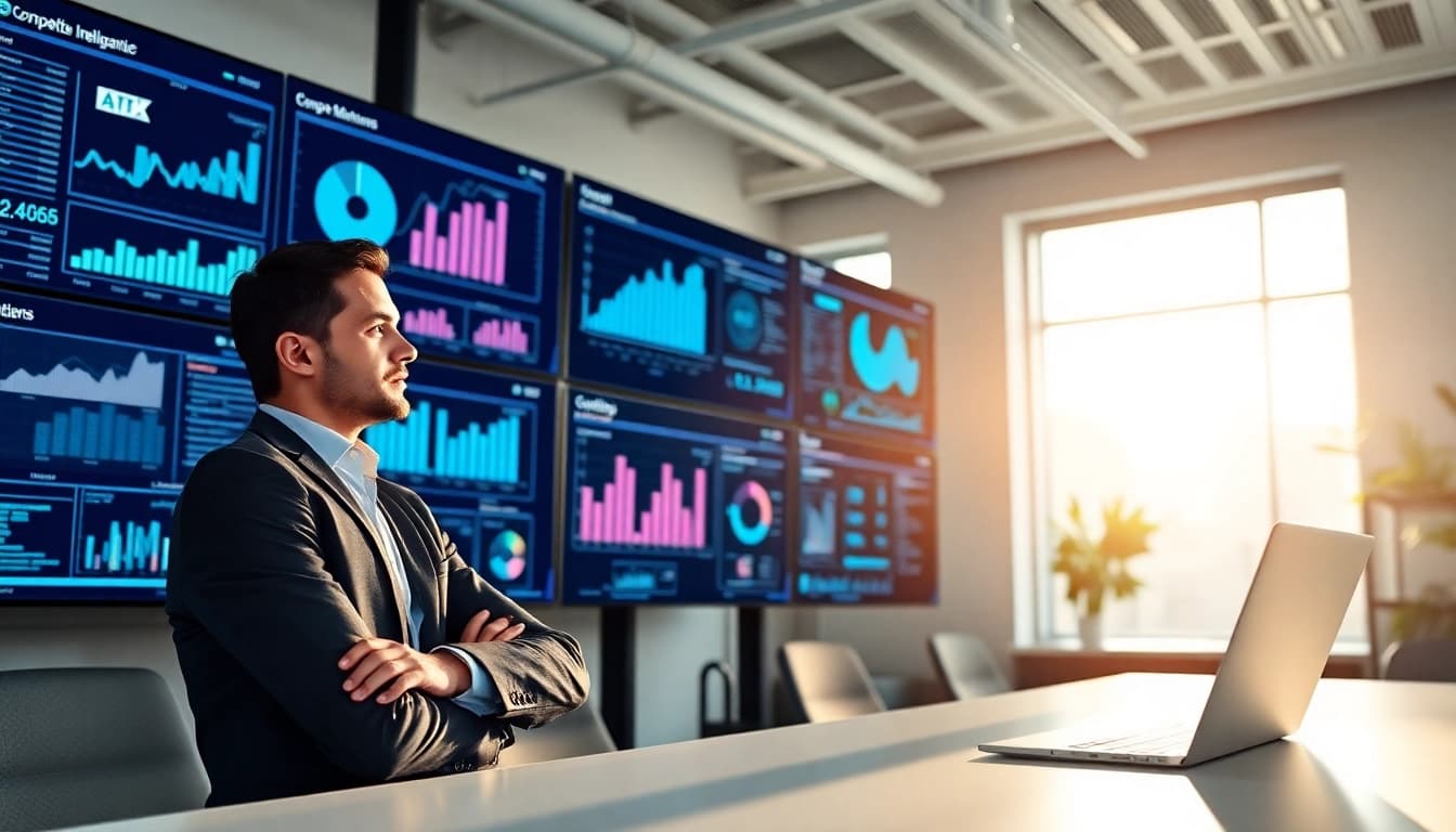Analyze AI for competitive intelligence through advanced data metrics and business insights.