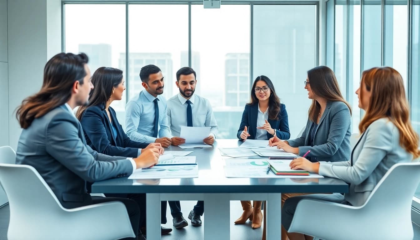Corporate Tax Services in UAE discussed by professionals in a modern office setting