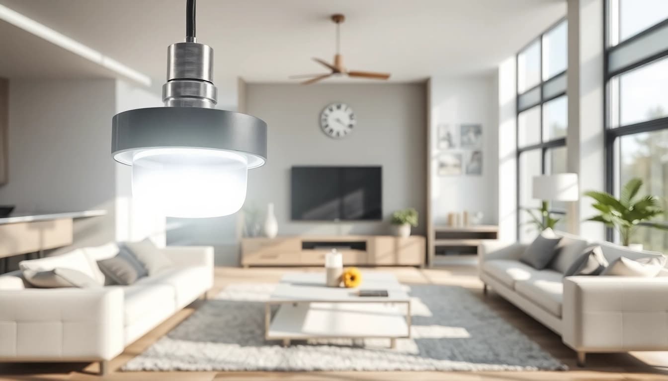 Sleek Illumination beautifully highlights a modern living room setting.