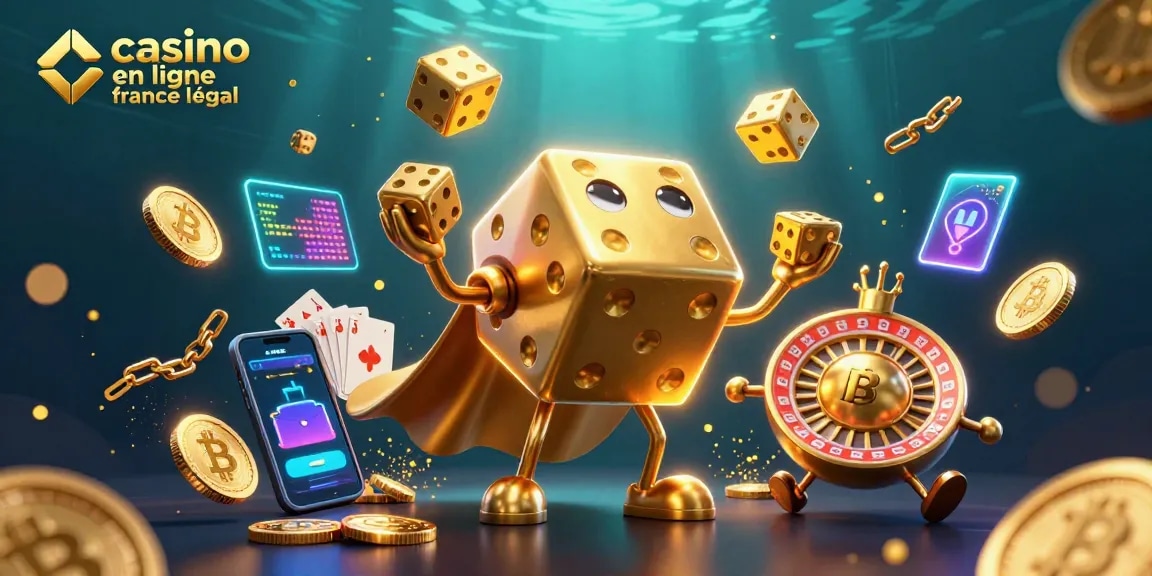 Jouez en toute sécurité sur des sites de casino en ligne légal en France avec des personnages de jeux 3D.