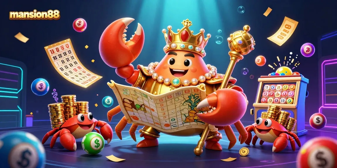 Experience thrilling gaming moments at mansion88 with exciting lottery action and vibrant visuals.