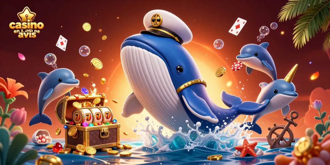 Profitez d'avis sur les casinos en ligne avec une scène animée de marine pleine de joyaux et de succès.