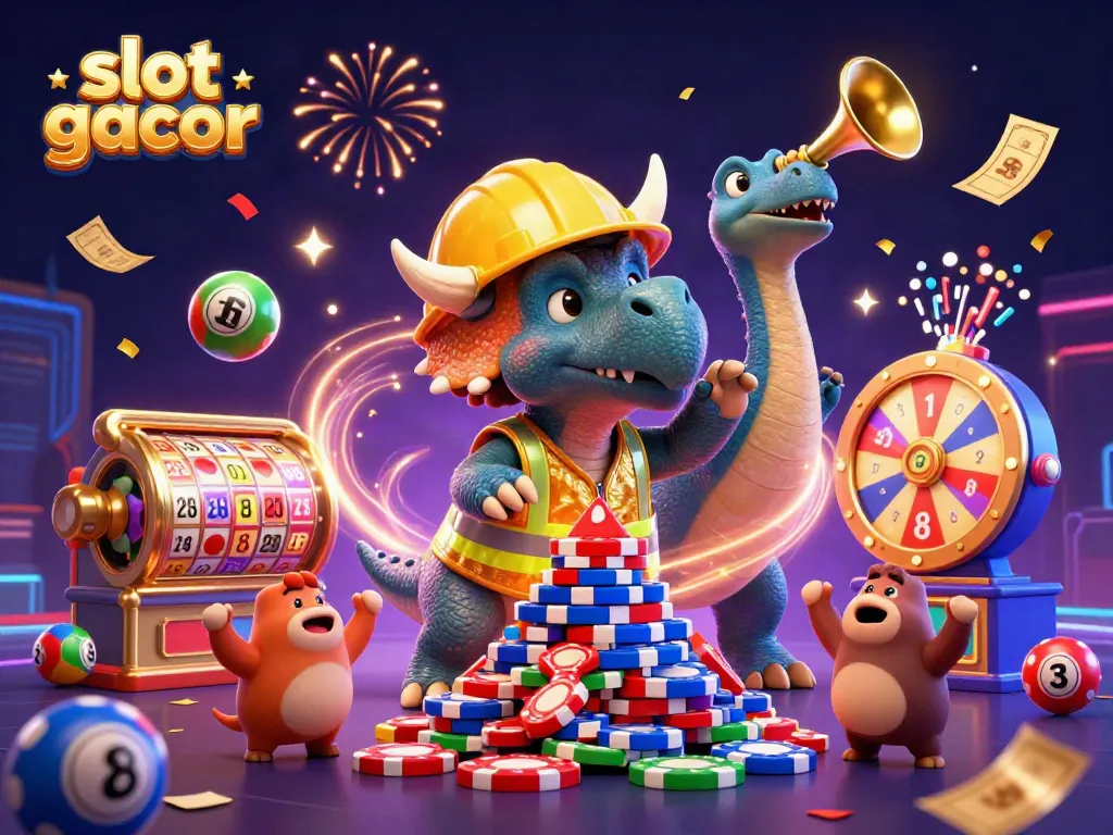 Menangkan permainan slot gacor dengan karakter unik dalam ilustrasi 3D yang dinamis.
