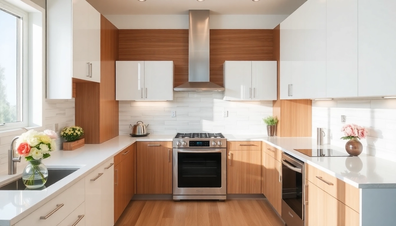 Cabinet Refacing Saint Petersburg FL showcasing beautifully updated kitchen cabinets in a modern setting.