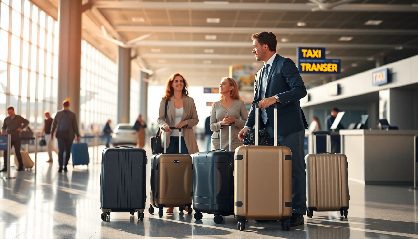 Offering seamless Private Airport Transfers with a professional driver assisting travelers at the airport.