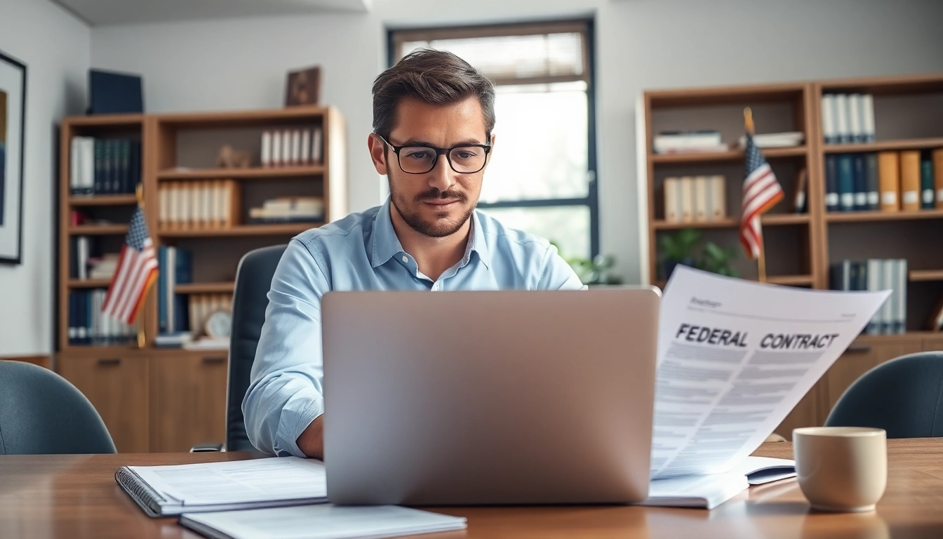 Understanding Registration and certification in Federal databases for federal contracts through a professional consultant at work.