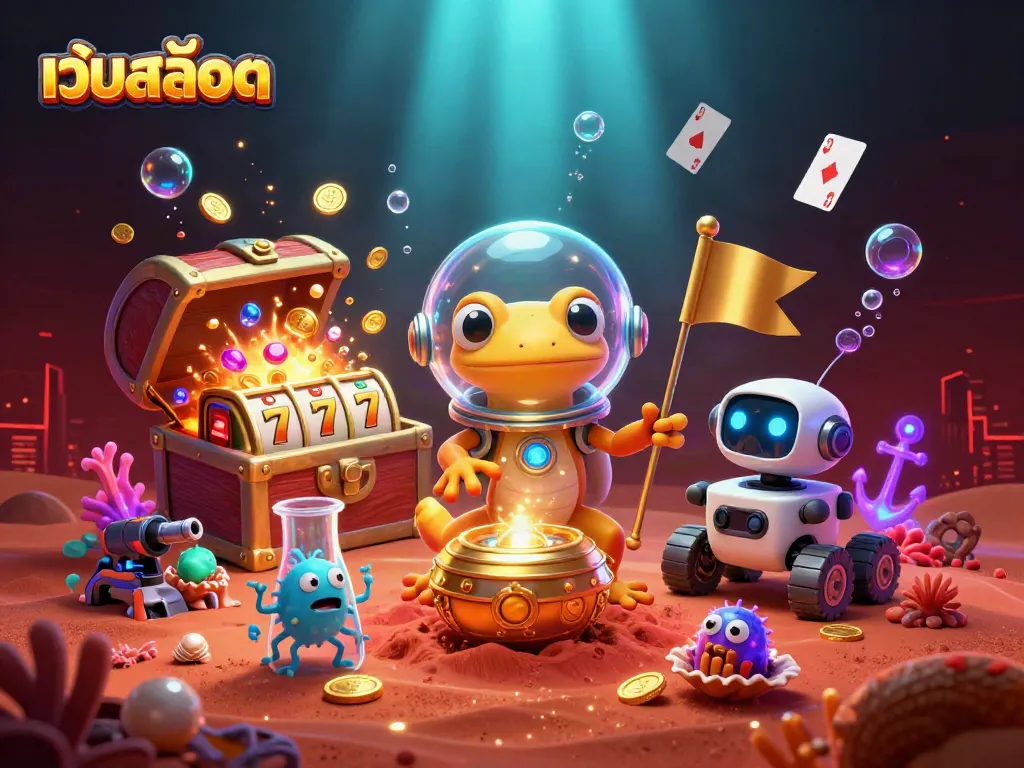 เล่นสล็อตออนไลน์กับเว็บสล็อตในภาพการ์ตูน 3D สุดล้ำพร้อมคาสิโนทองคำ