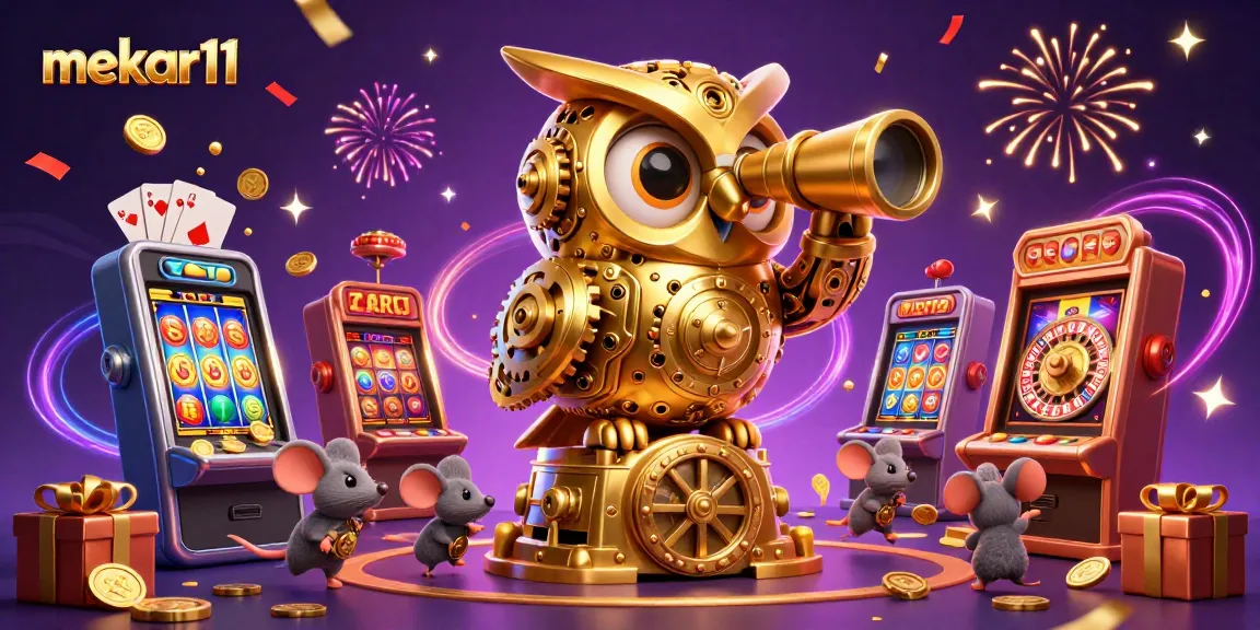Engage with mekar11 and experience thrilling slot games with cinematic 3D visuals.