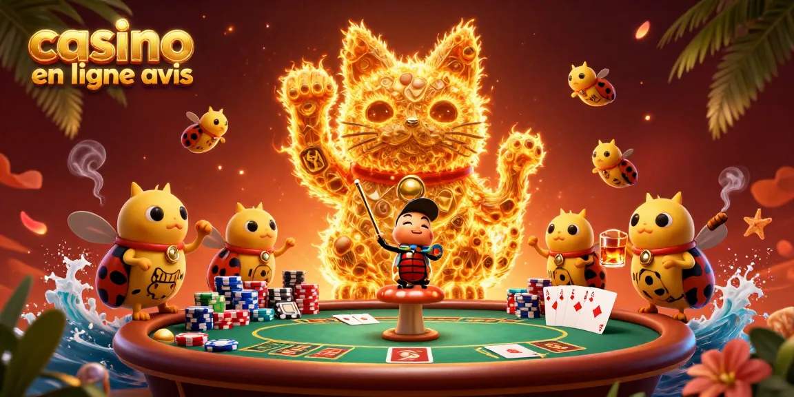 Illuminez votre expérience de jeu avec ces avis de casino en ligne captivants, illustrant la chance et l'excitation.