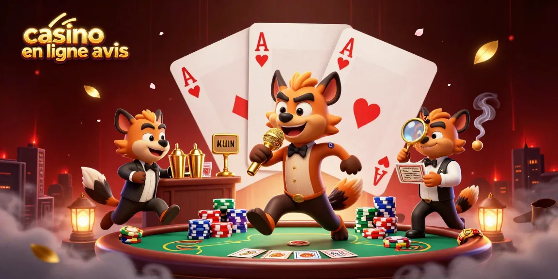 Casino en ligne avis : les hyènes s'amusent avec des jeux de poker et d'humour.