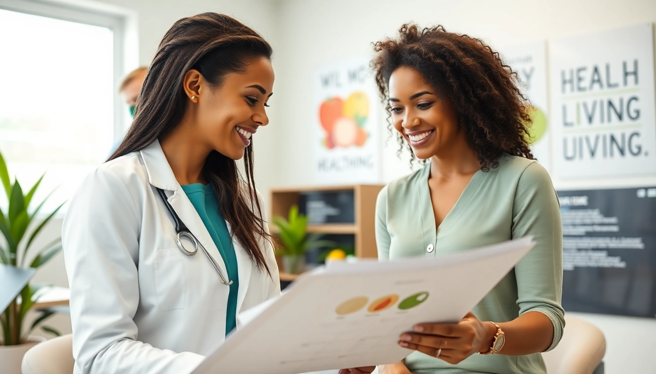 Empowering Medical Weight Loss Nyack consultation between expert and client in a professional setting.