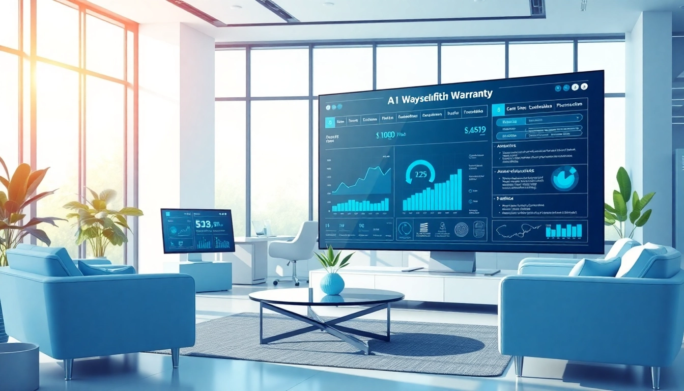 Showcasing the interface of an AI powered warranty company managing warranty claims with automation technology.