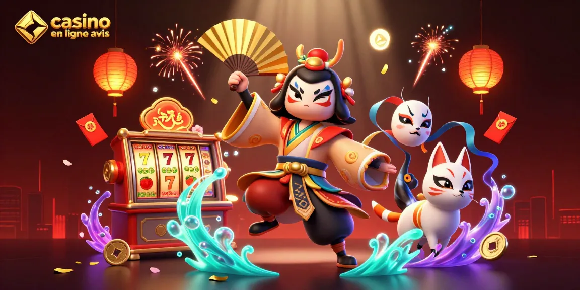 Plongez dans le monde des jeux avec casino en ligne avis et l'incroyable animation d'un guerrier kabuki.