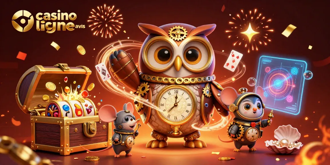 Découvrez les aventures du hibou voyageur du temps dans un casino en ligne avis captivant.