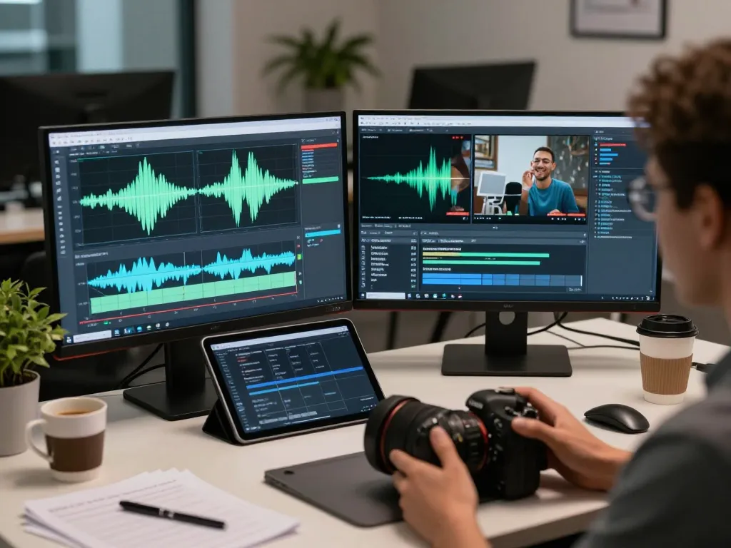 Detailed video to promptgenerator workspace analyzing video clips and AI prompts