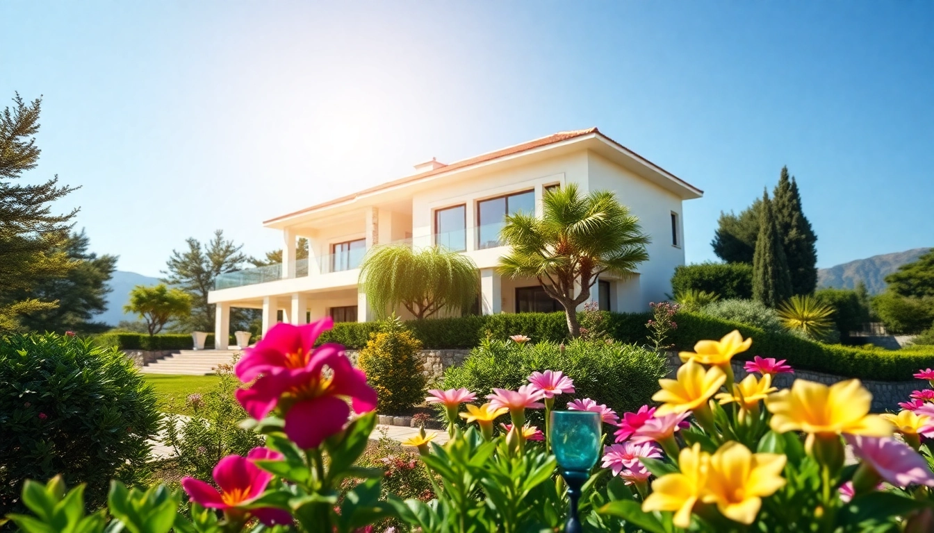 View a beautiful villa showcasing Alanya turkey homes for sale with Mediterranean surroundings.