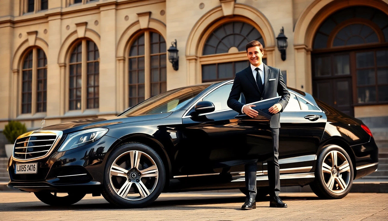 Experience premium Chauffeur Services Nottingham with a luxury car and professional chauffeur.