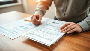 DAS 140 form being reviewed by a contractor for accurate apprenticeship notifications.