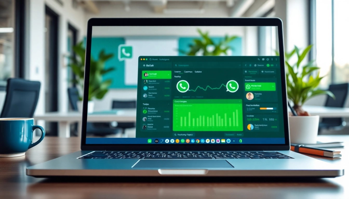 Showcasing WhatsApp Smart CRM interface for customer interaction and engagement analytics