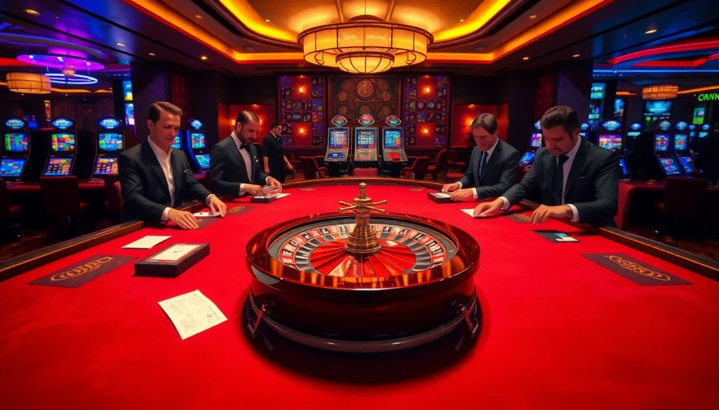 Experience high-stakes gaming at bk8vn.io's luxurious casino tables and vibrant atmosphere.