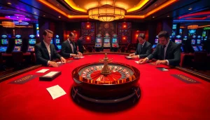 Experience high-stakes gaming at bk8vn.io's luxurious casino tables and vibrant atmosphere.