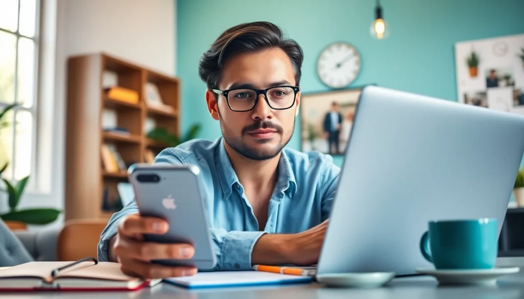 Showcasing paid links for Instagram creators in an engaging workspace, highlighting their creative process.