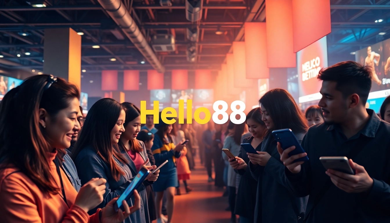 Hello88 online betting platform showcasing vibrant engagement and community.