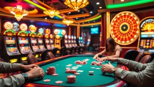 Experience the thrill of gambling at nhà cái 88clb with lively poker action and vibrant casino scenes.