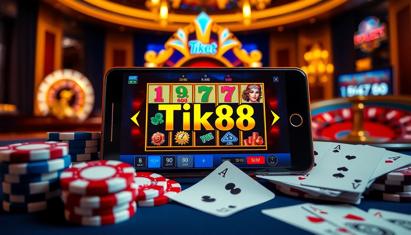 Trải nghiệm trò chơi hồi hộp tại Tik88 với các máy slot hấp dẫn và casino sống động.