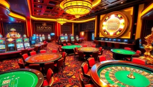 Experience thrilling games with Haywin com in an elegant casino ambiance.