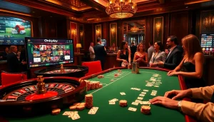 Experience high-stakes betting with Onicplay's immersive casino atmosphere.