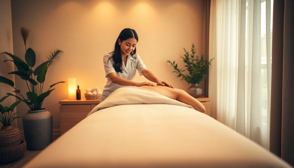 Experience a luxurious 출장 (business trip) massage session in a serene home environment.