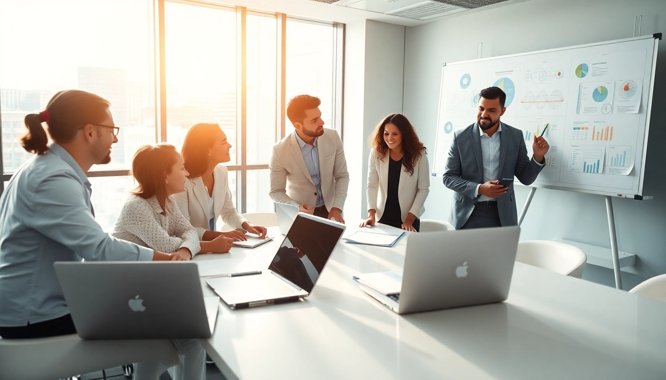 Enhancing strategies through effective Strategy Capture Management in a modern team meeting.