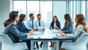 Corporate Tax Services in UAE discussed by professionals in a modern office setting