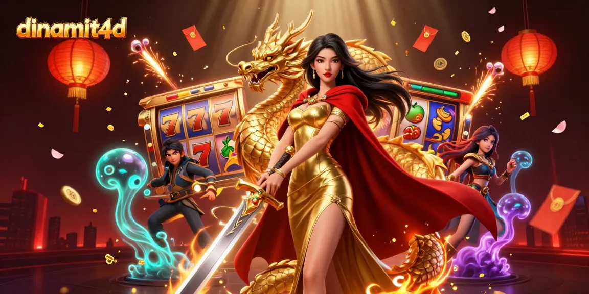Play exciting games with dinamit4d featuring enchanting characters and vibrant casino elements.