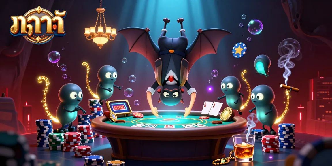 Engage in exciting บาคาร่า gameplay with glowworms illuminating a vibrant cave casino.