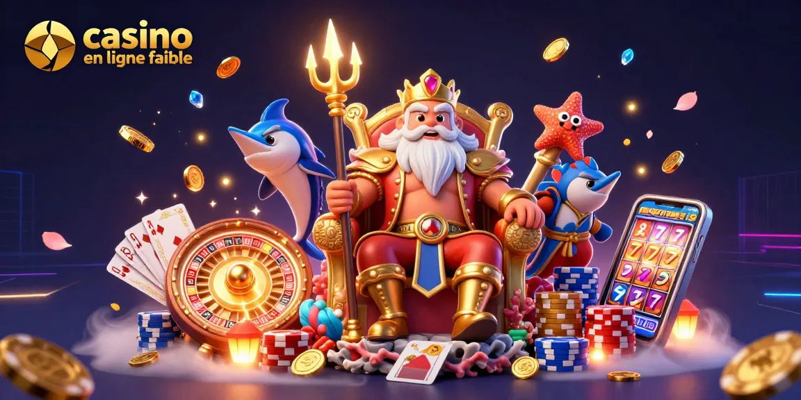 Visualisez un casino en ligne fiable animé par un roi des mers et des éléments de jeu fascinants.