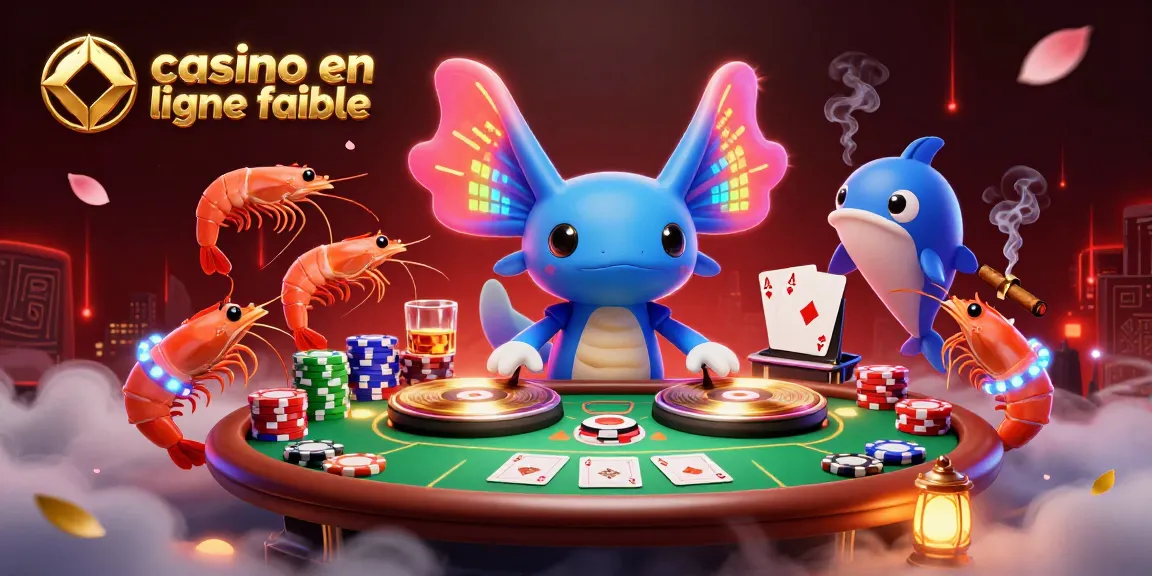 Plongez dans un monde de jeux avec ce DJ axolotl en ligne fiable, jouant au poker.