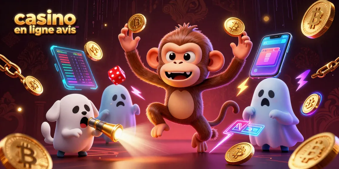 Visitez le casino en ligne avis avec un singe poltergeist et un chiot chasseur de fantômes captivants.