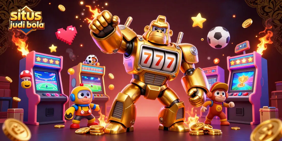 Engage with situs judi bola exciting strategies featuring a vibrant mech and dynamic sports elements.