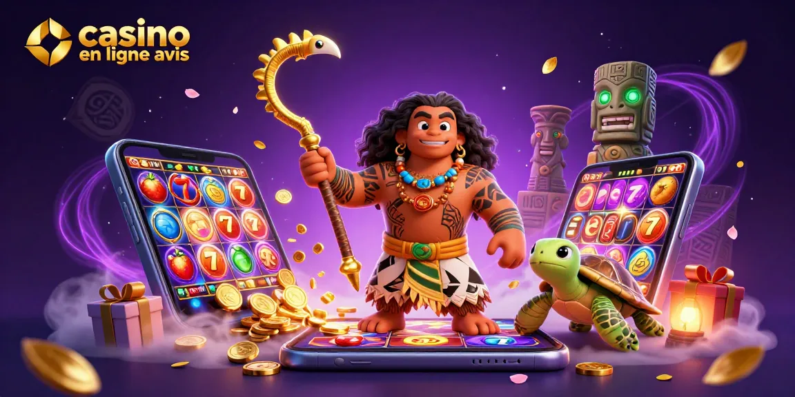 Célébrez le casino en ligne avis avec une illustration dynamique montrant des personnages de jeux d'argent interactifs et engageants.