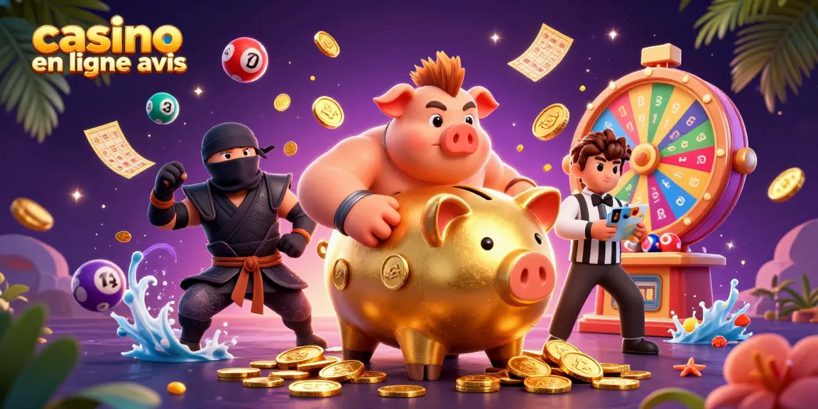 Vivez une expérience dynamique avec les avis de casino en ligne grâce à un sumo en or et un ninja des billets.