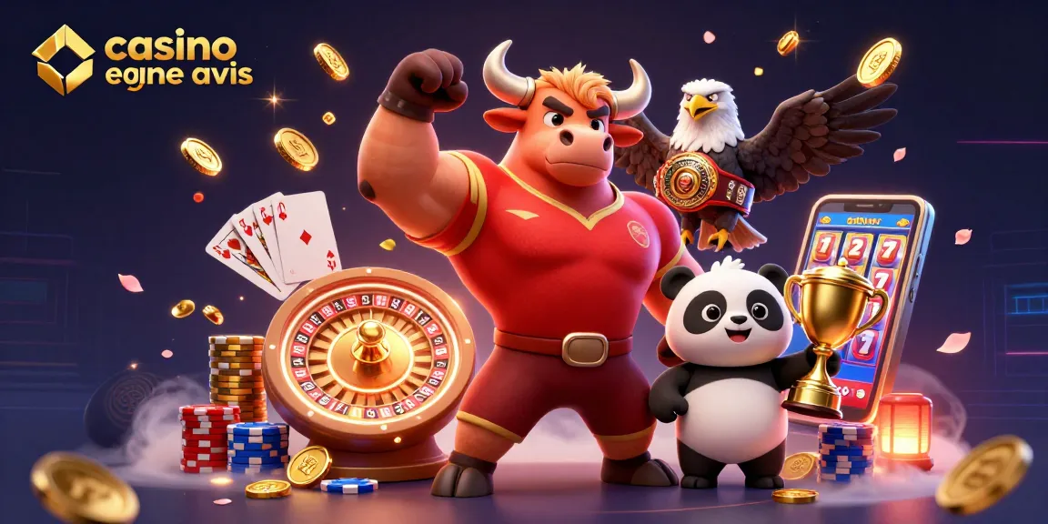 Visitez le casino en ligne avis avec un gérant en 3D, présentant une dynamique festive de jeux.