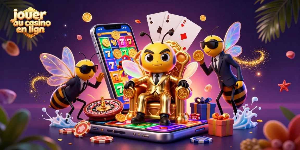 Utilisez les stratégies pour jouer au casino en ligne dans une illustration 3D animée captivante.
