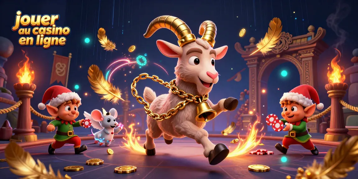 Jouer au casino en ligne dans une ambiance festive et dynamique remplie de personnages et d'effets visuels.