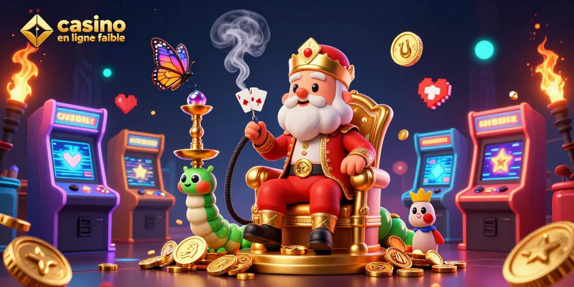 Jouez avec des jackpots dans un casino en ligne fiable, entouré de machines à sous 3D vibrantes.