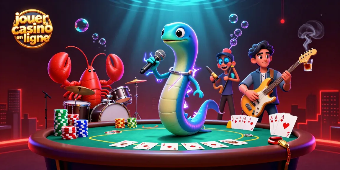 Jouer au casino en ligne avec un anguille électrique DJ et ses musiciens sous-marins dans un casino aquatique